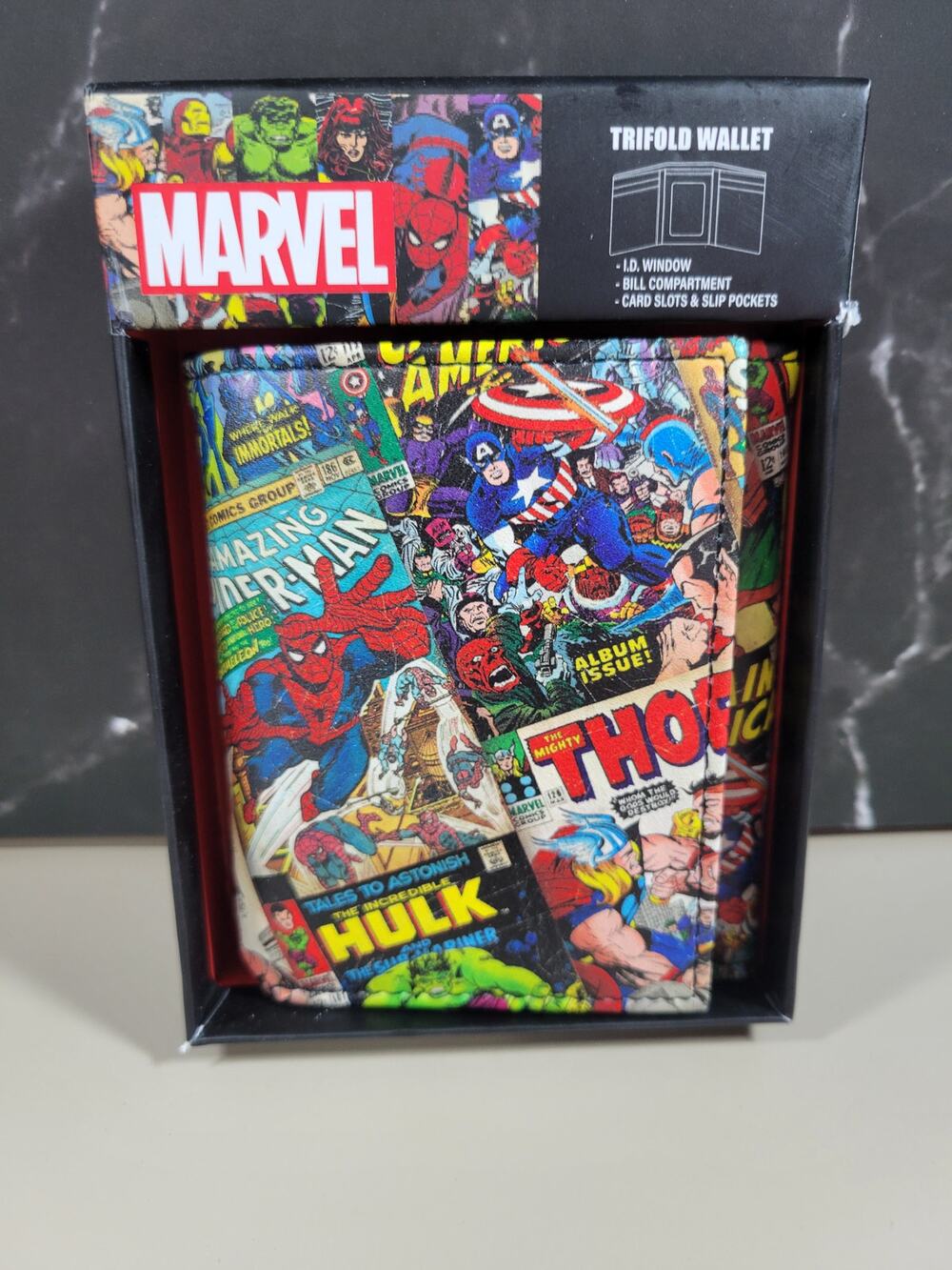 Marvel Comics classic covers trifold Wallet